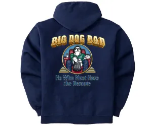 Big Dog Dad Remote Graphic Hoodie