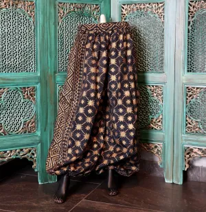 Block print bloomer cotton