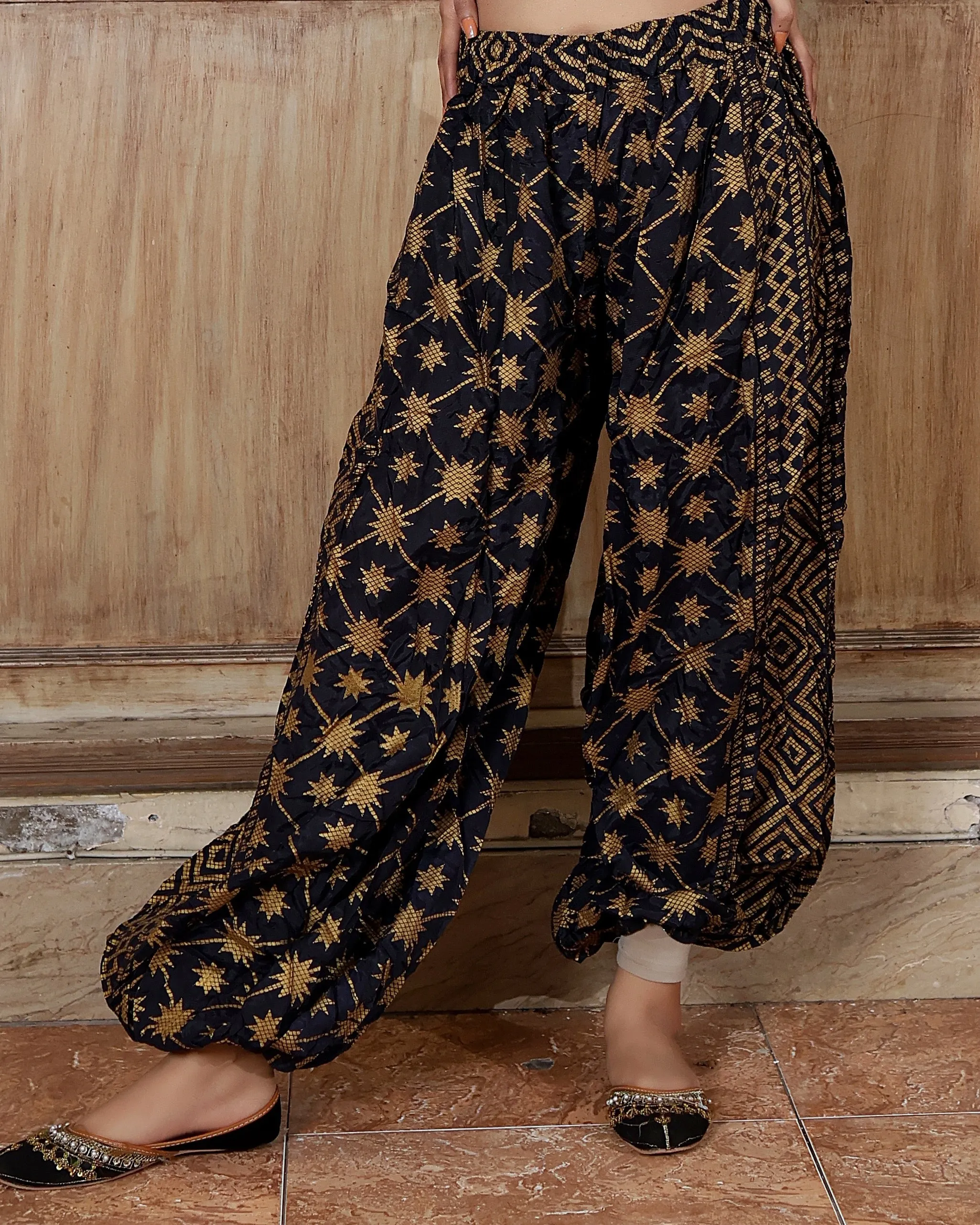 Bloomer Block print gold assuit WS