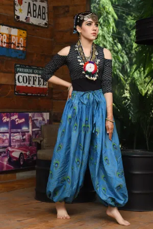 bloomer peacock turqouise WS