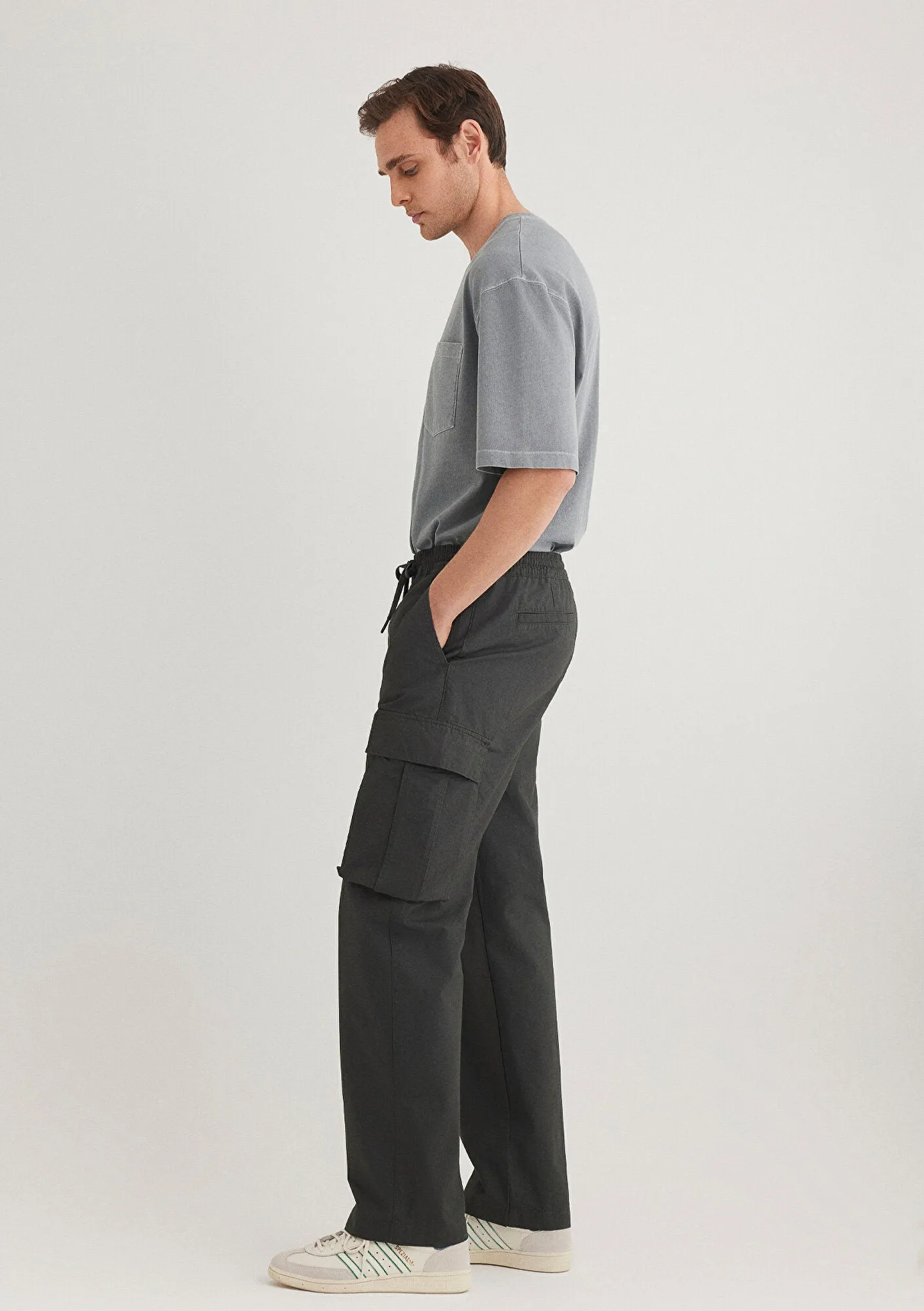 Blue Cargo Pants