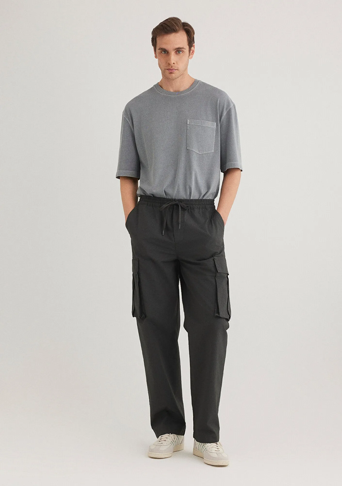 Blue Cargo Pants