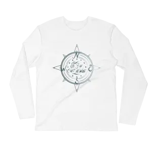 Blue Compass Logo Long Sleeve T-Shirt