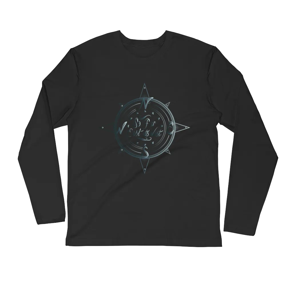 Blue Compass Logo Long Sleeve T-Shirt