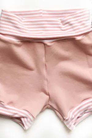 Blush Harem Shorts, Grow-With-Me