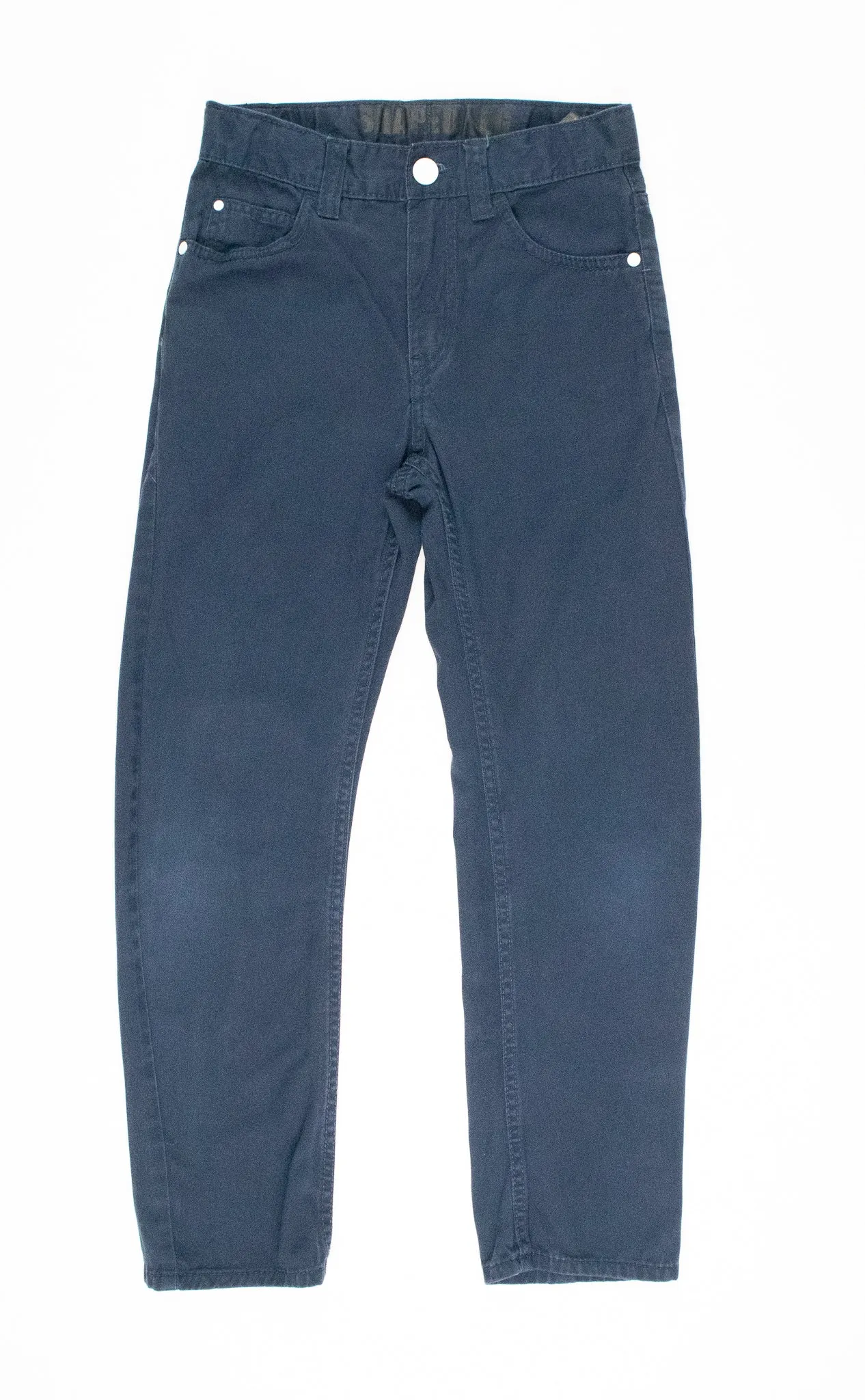 BOY SIZE 9/10 YEARS - H&M, Casual Navy Blue Pants VGUC B49