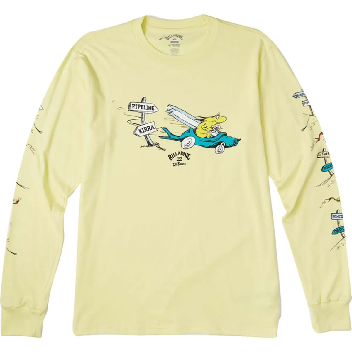BOYS LITTLE CAR LONG SLEEVE TEE
