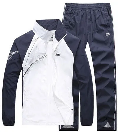 brand tracksuits men's patchwork sportswear jackets pants mens hoodies and sweatshirts outwear suits man plus 5XL sets