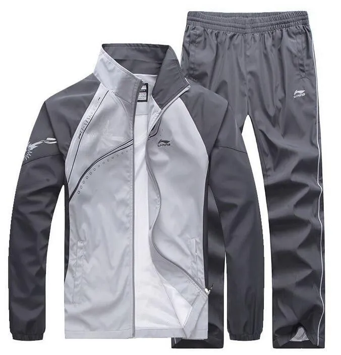 brand tracksuits men's patchwork sportswear jackets pants mens hoodies and sweatshirts outwear suits man plus 5XL sets
