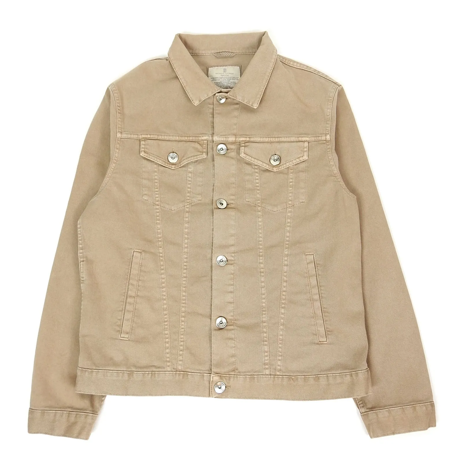 Brunello Cucinelli Denim Trucker Jacket Size 52