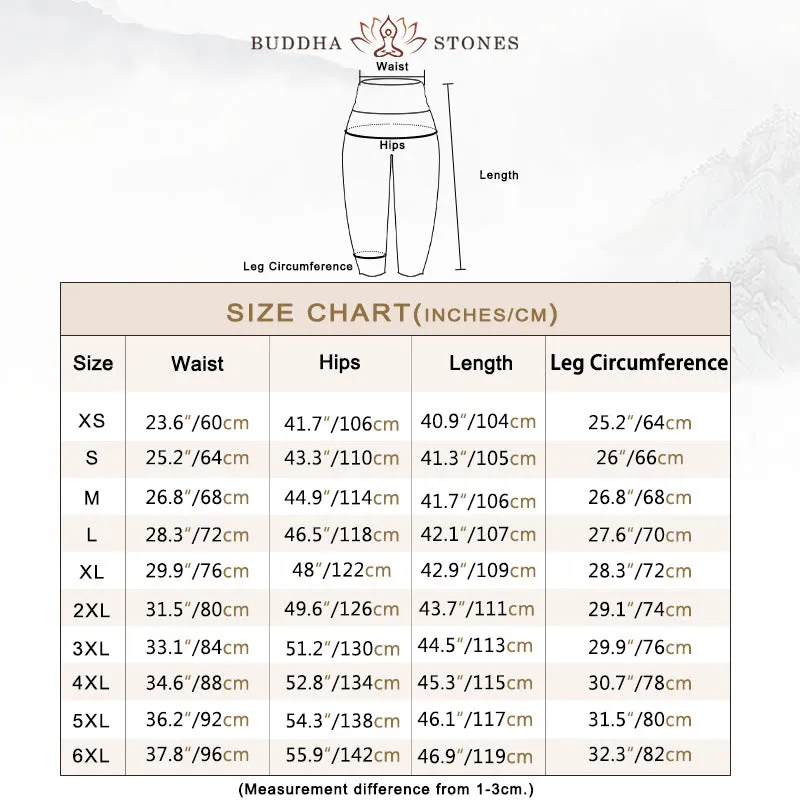 Buddha Stones Casual Branches Spring Flowers Women's Elastic Waist Harem Pants