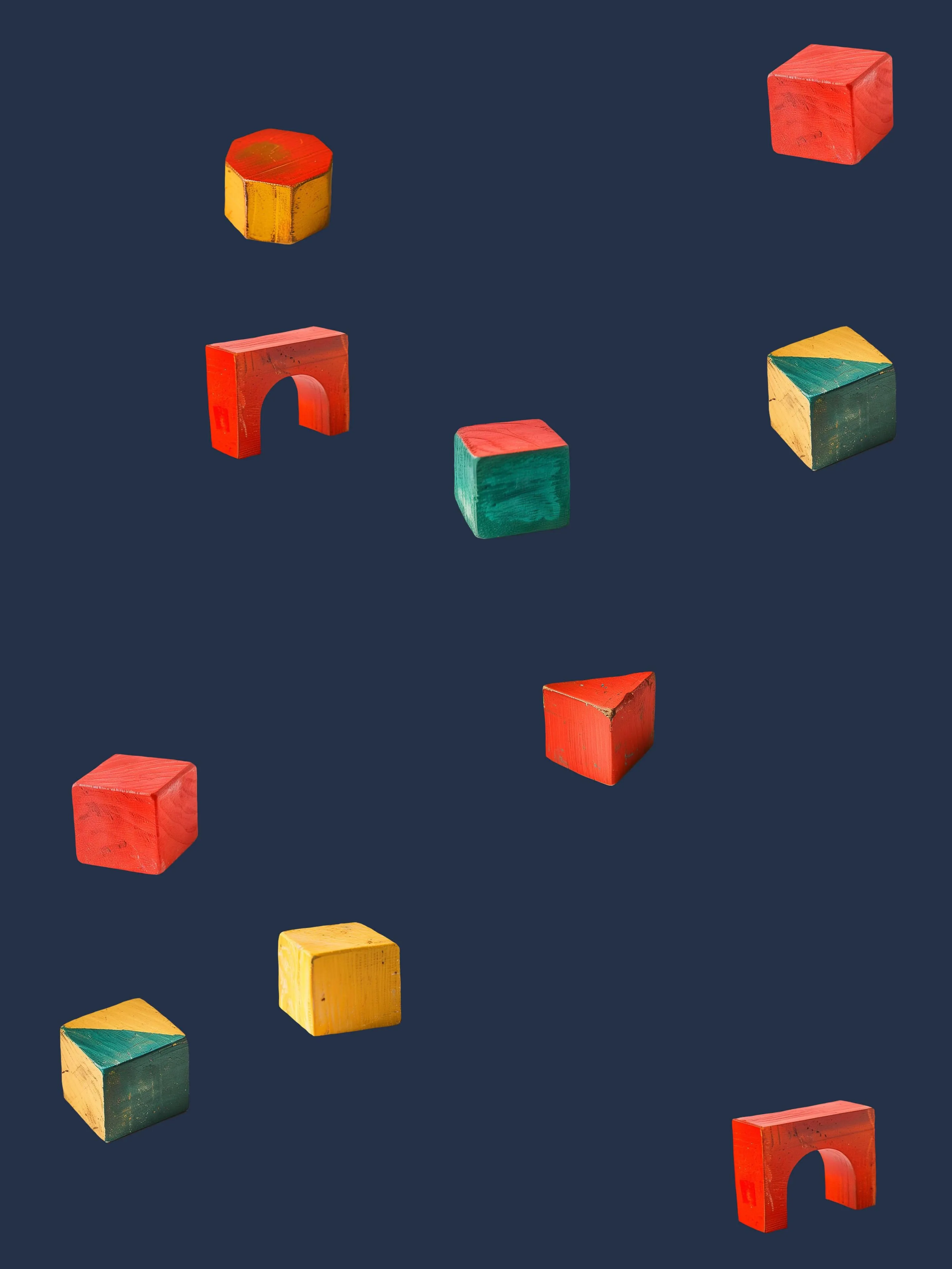 Building Blocks Cropped T-Shirt Kids