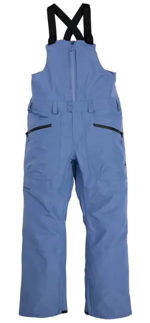 Burton GORE-TEX Reserve Bib Pants Mens 2024 Slate Blue