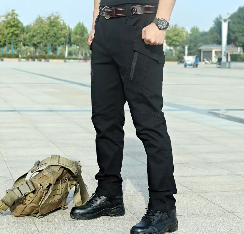 Cargo Max™ | Men's Tactical Cargo Pants | Durable Fabric, Multi-Pocket Design & Adjustable Waist