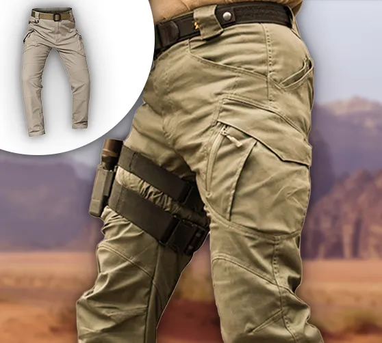 Cargo Max™ | Men's Tactical Cargo Pants | Durable Fabric, Multi-Pocket Design & Adjustable Waist