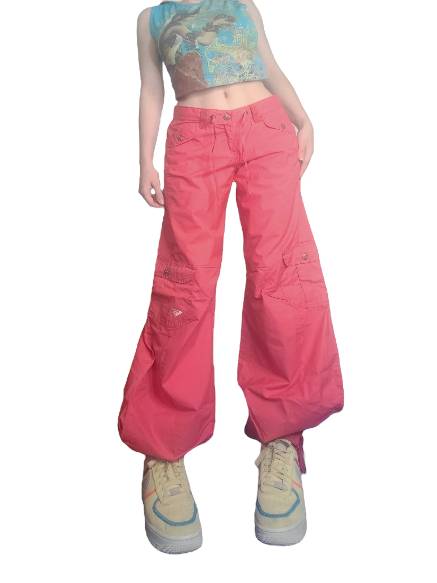 Cargo parachute 90s saumon