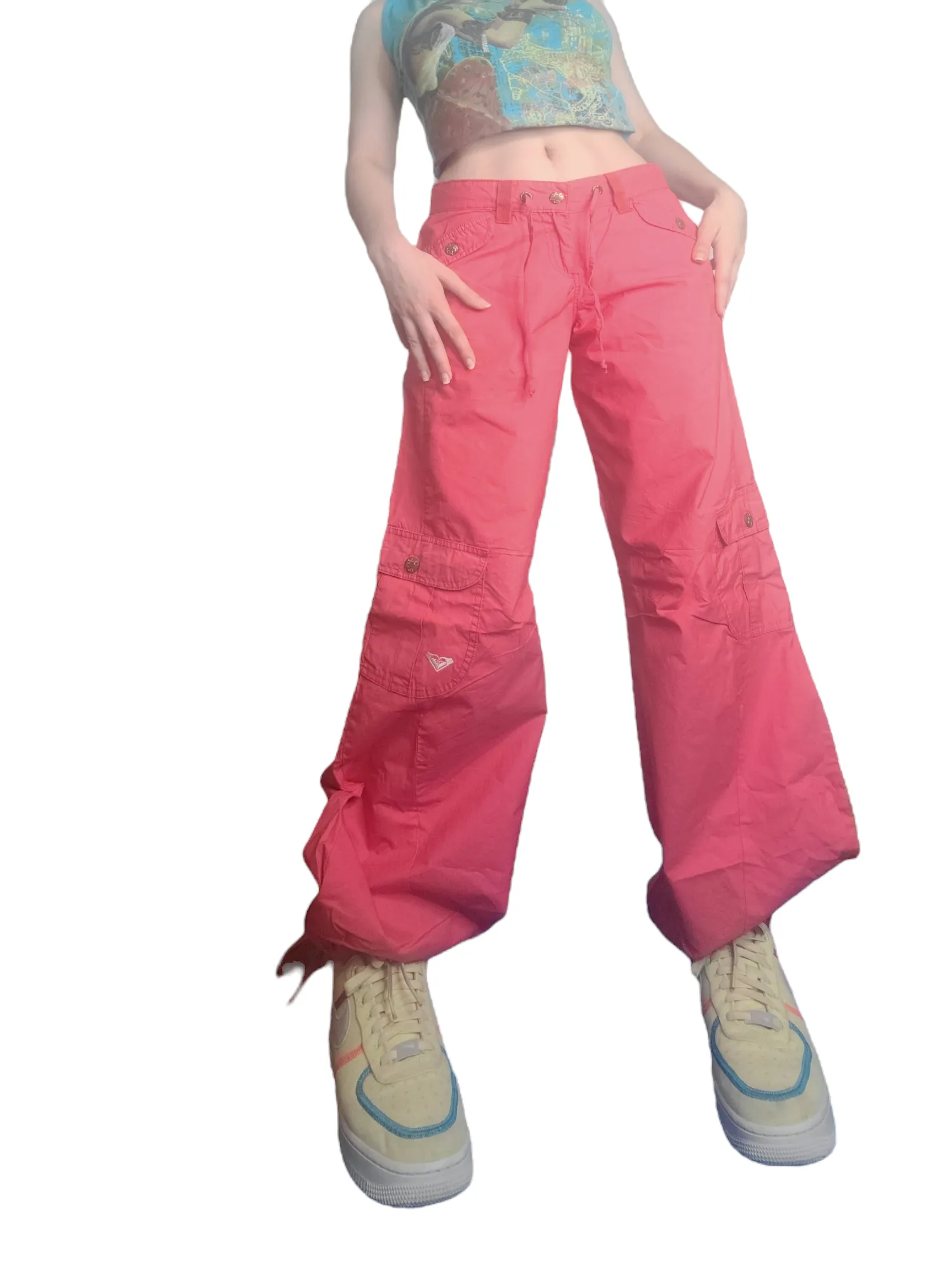 Cargo parachute 90s saumon
