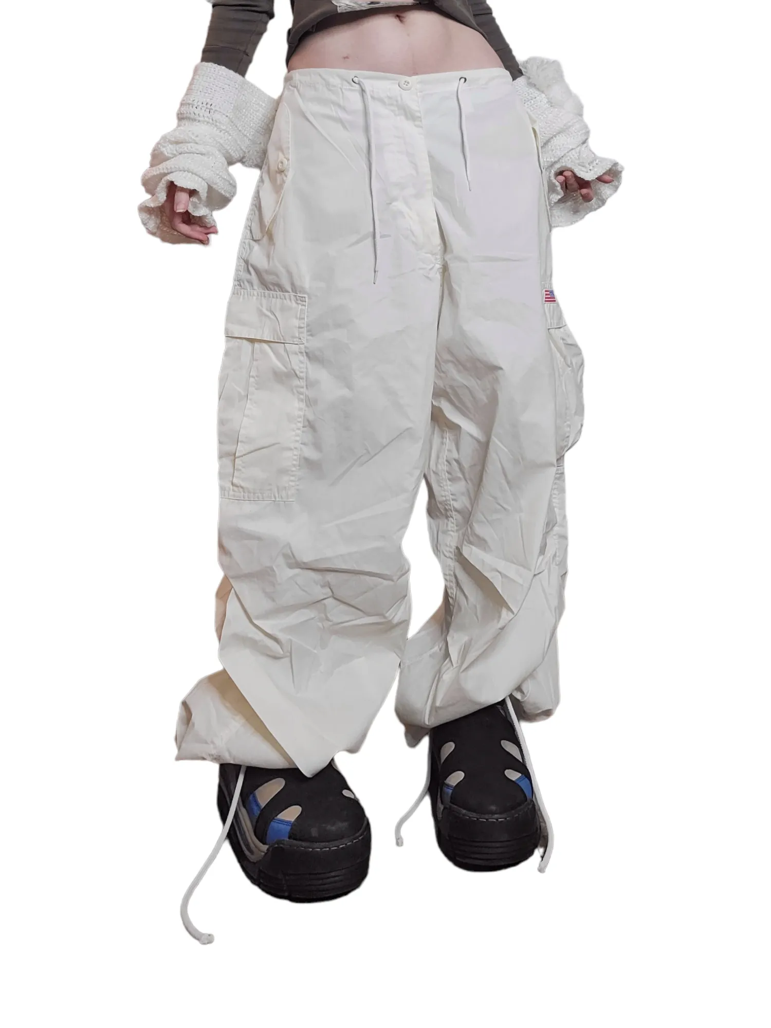 Cargo parachute blanc