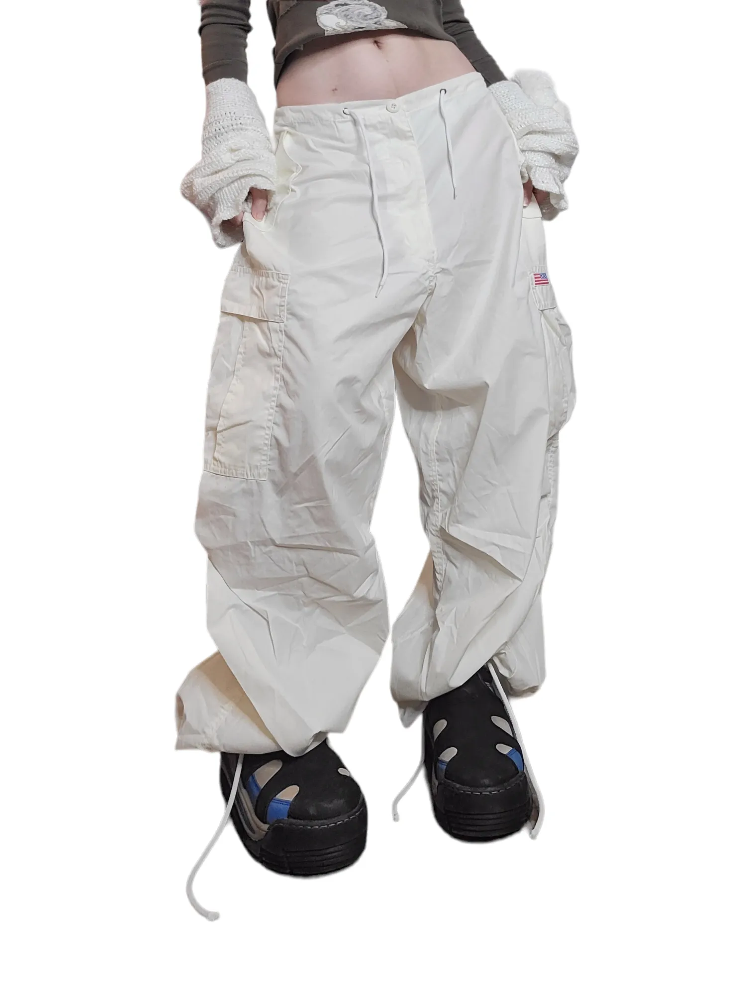 Cargo parachute blanc