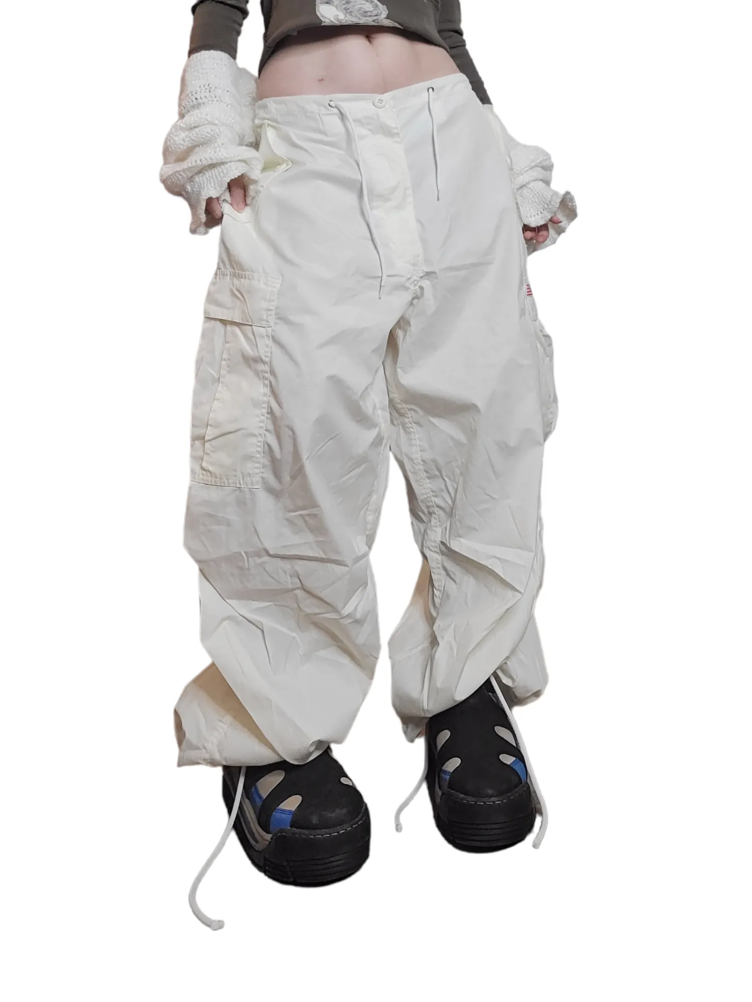 Cargo parachute blanc