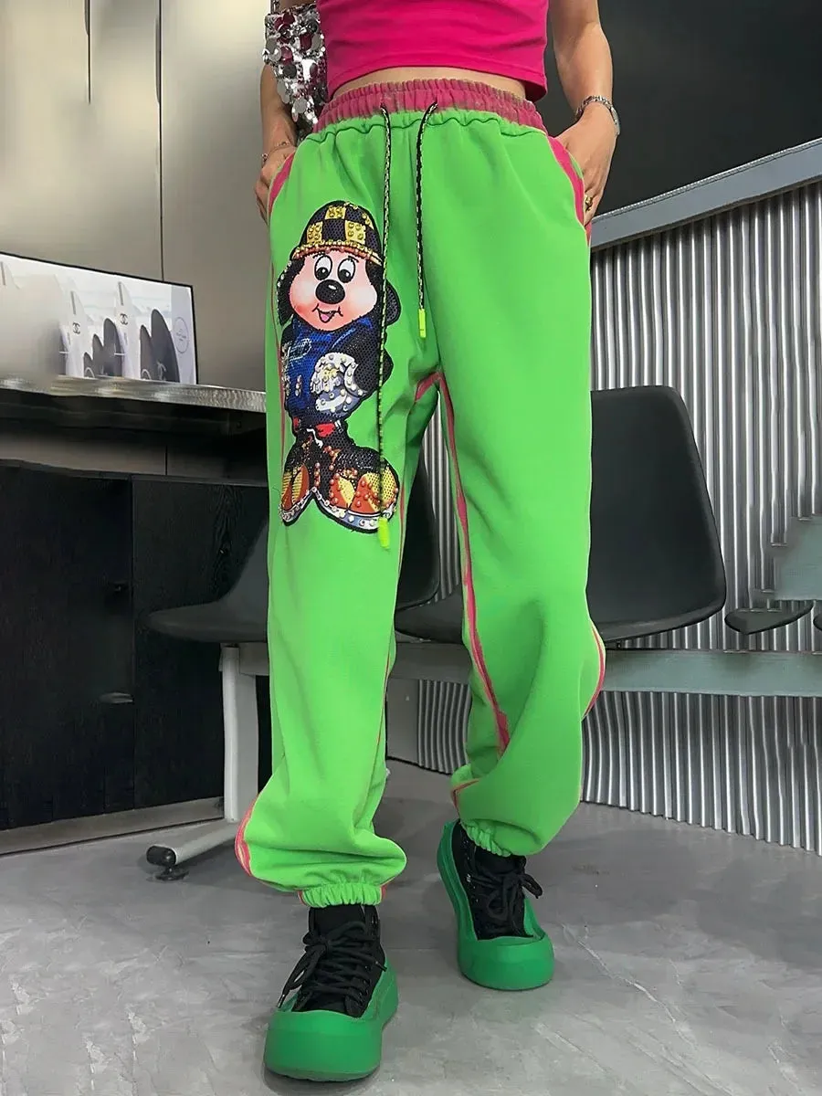Cartoon Harem Pants