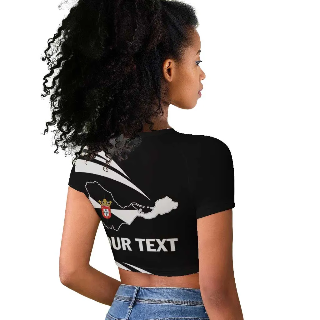 Ceuta Day Raglan Cropped T shirt Dia de Ceuta 2024 LT01