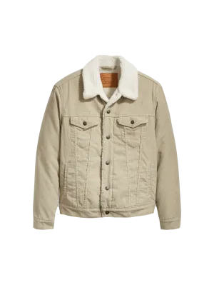 Chaqueta Trucker Type 3 Sherpa True Chino Cord Better - Crema