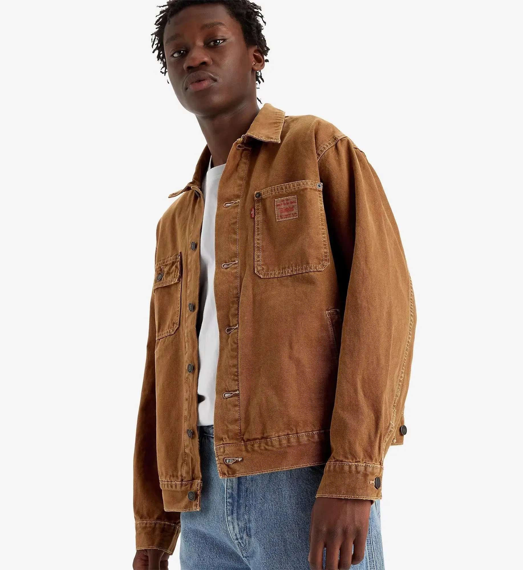 Chaqueta Vaquera Levi’s® Trucker Brown Garment Dye