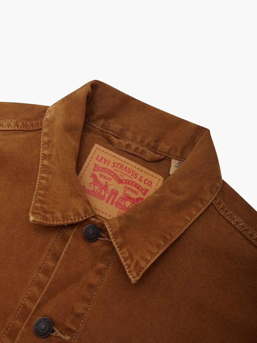 Chaqueta Vaquera Levi’s® Trucker Brown Garment Dye