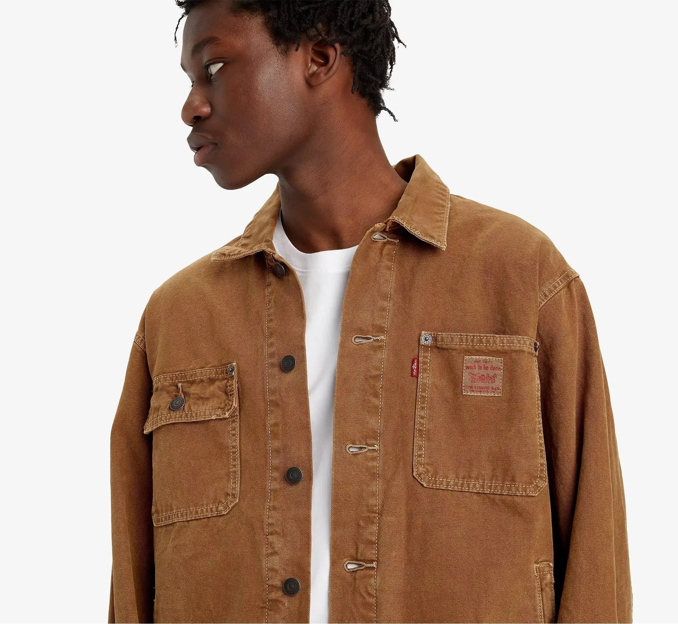 Chaqueta Vaquera Levi’s® Trucker Brown Garment Dye
