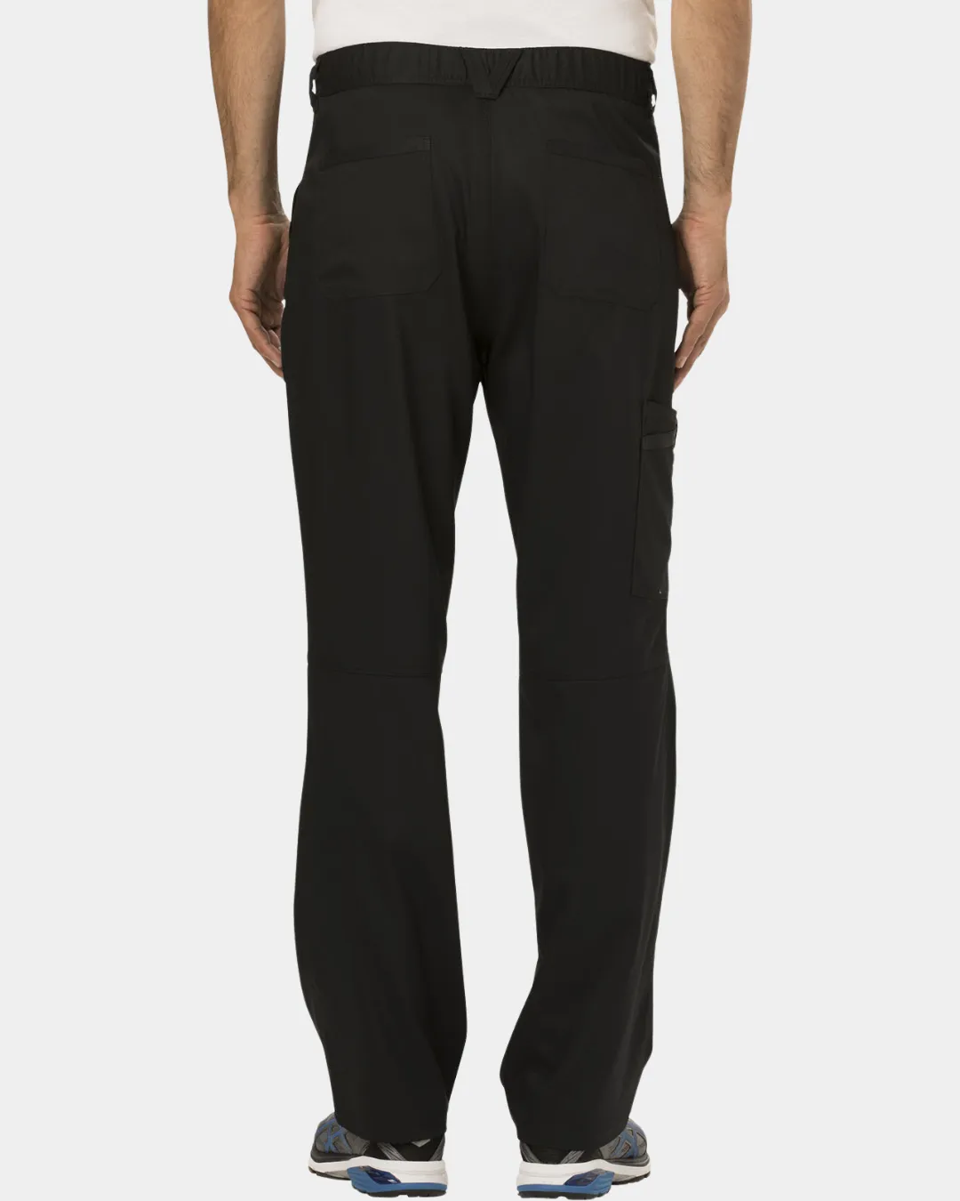 Cherokee Men's Fly Front Scrub Pant - Black - WW140