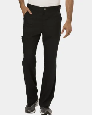 Cherokee Men's Fly Front Scrub Pant - Black - WW140