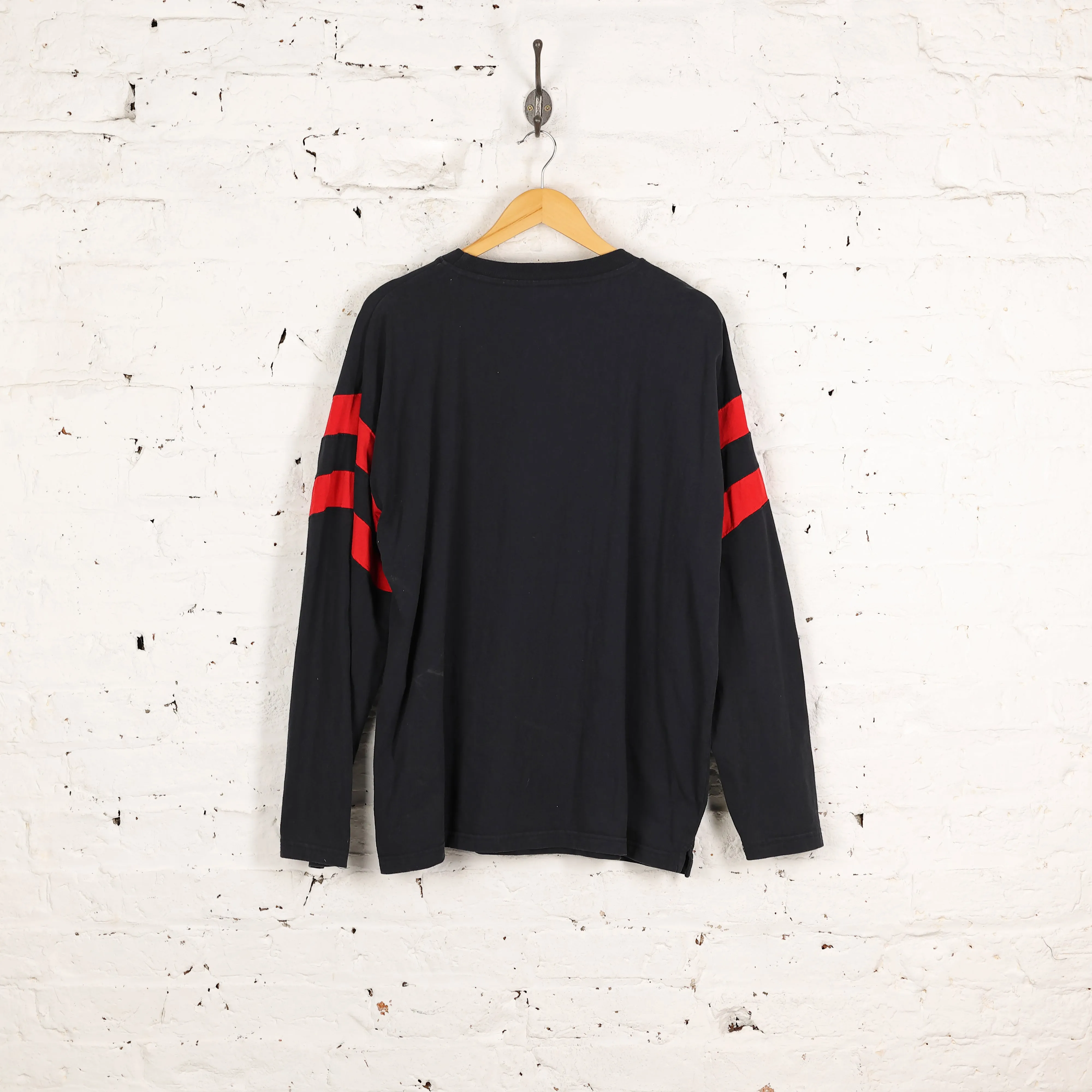 Chicago Blackhawks NHL Long Sleeve T Shirt - Black - L