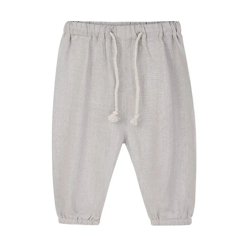 Children’s Cotton and Linen Harem Pants