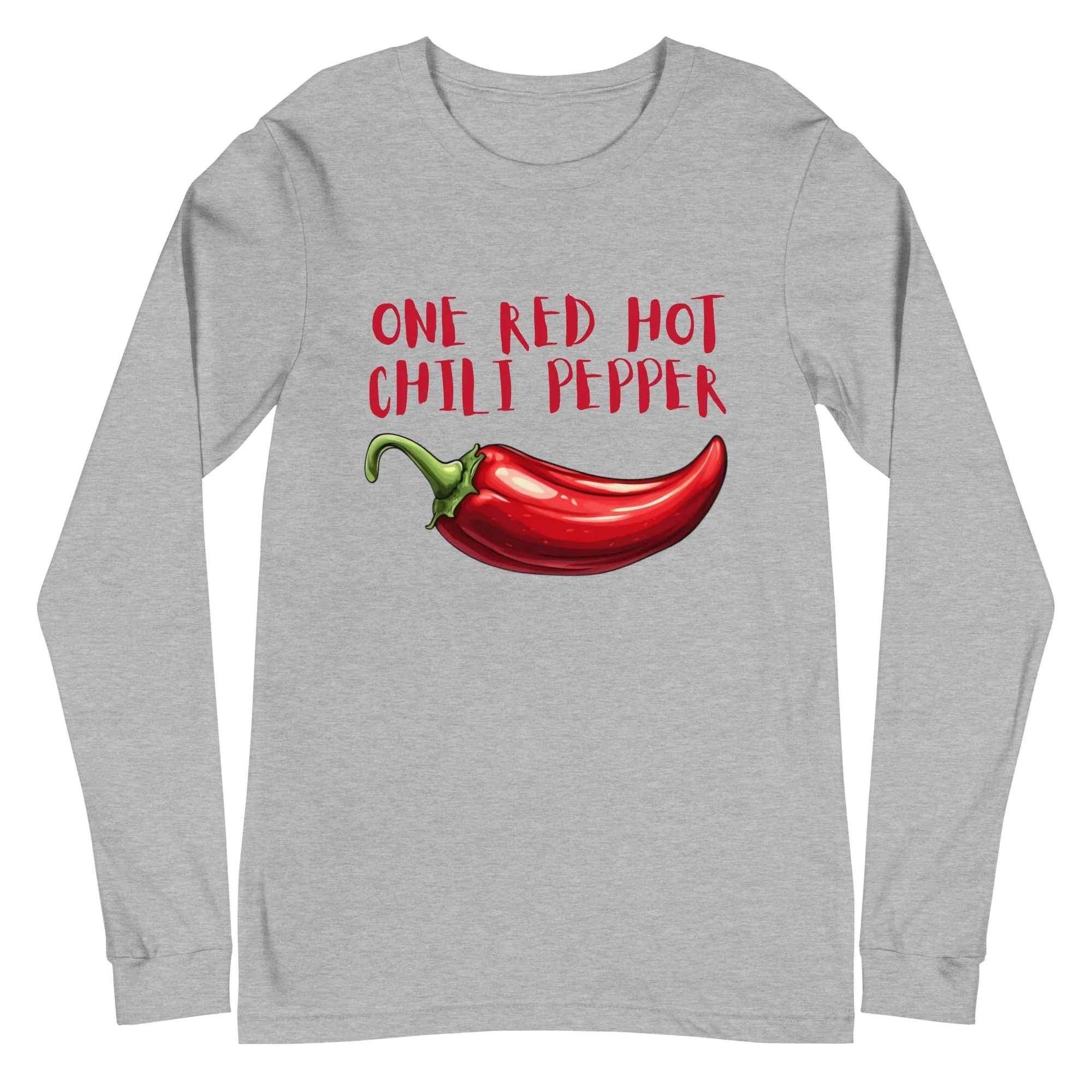 Chili Pepper Unisex Long Sleeve Tee