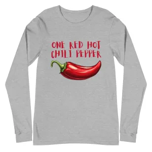 Chili Pepper Unisex Long Sleeve Tee