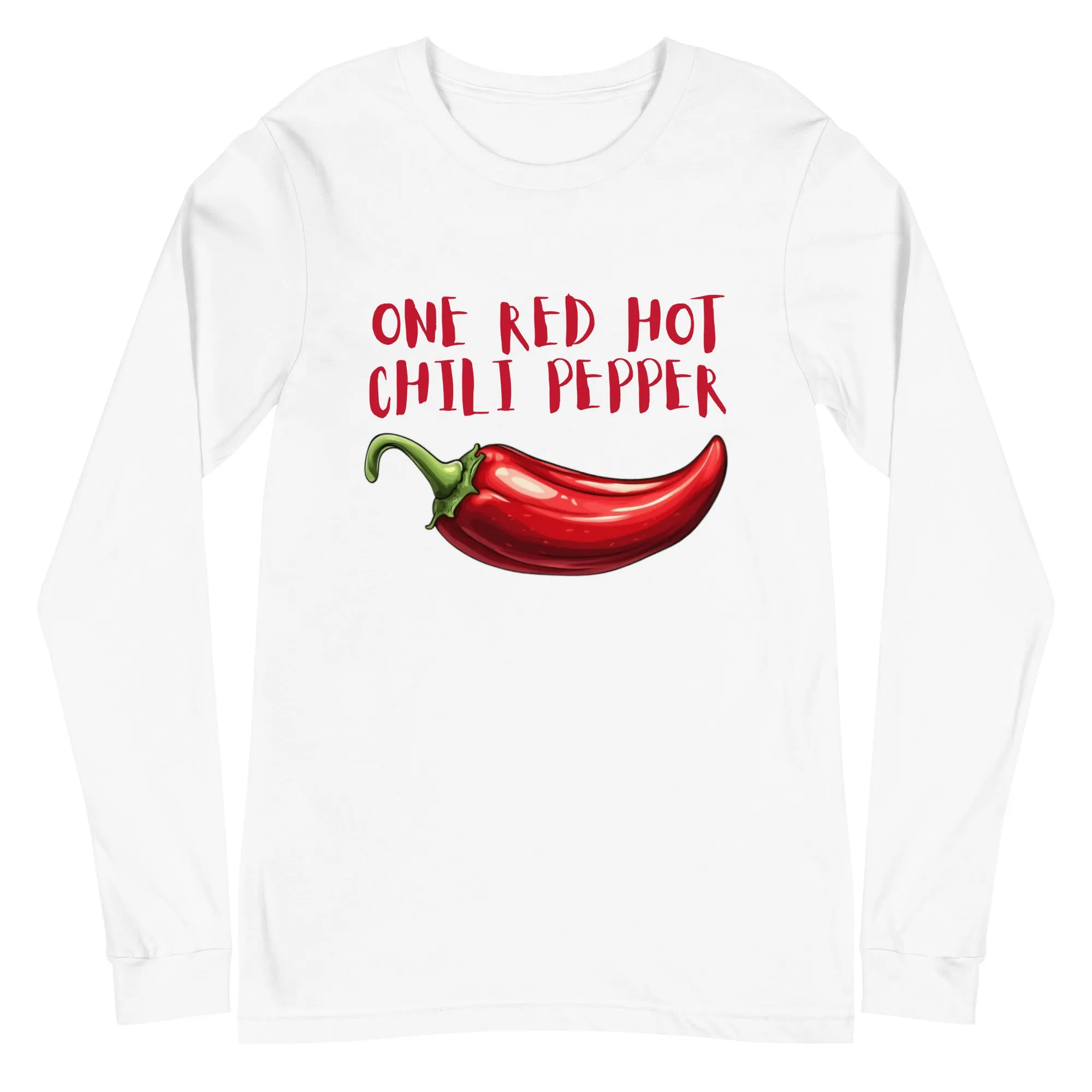 Chili Pepper Unisex Long Sleeve Tee