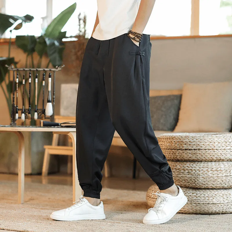Chinese Style Men'S Casual Pants