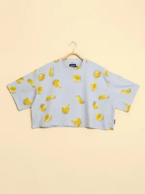 Chips Cropped T-shirt Dames