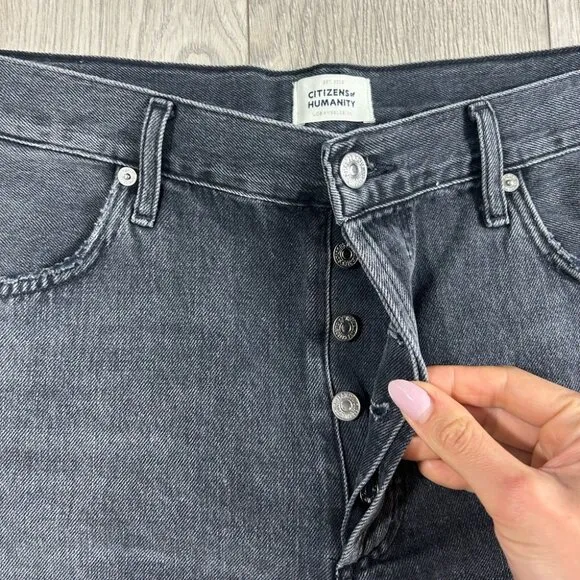 Citizen of Humanity Annabelle Raw Hem Denim Jean Shorts