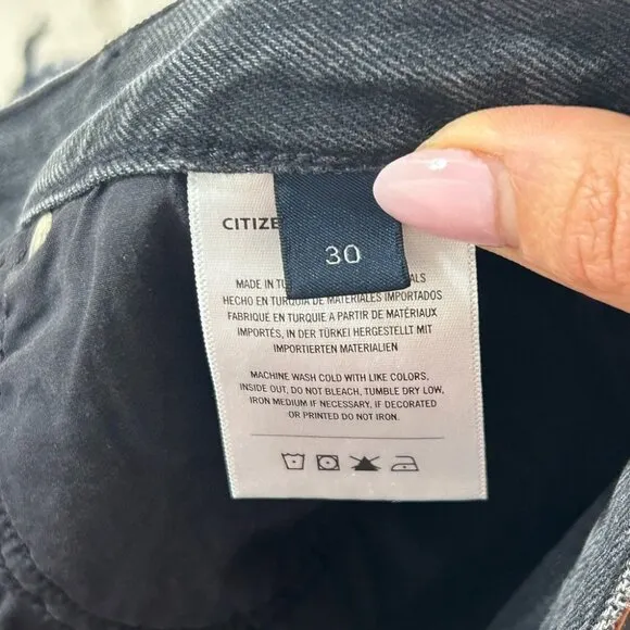 Citizen of Humanity Annabelle Raw Hem Denim Jean Shorts