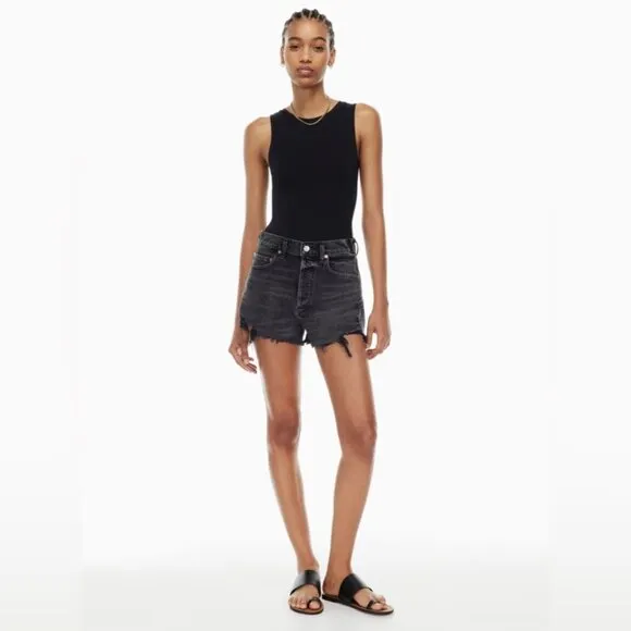 Citizen of Humanity Annabelle Raw Hem Denim Jean Shorts