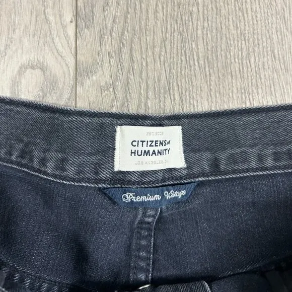 Citizen of Humanity Annabelle Raw Hem Denim Jean Shorts