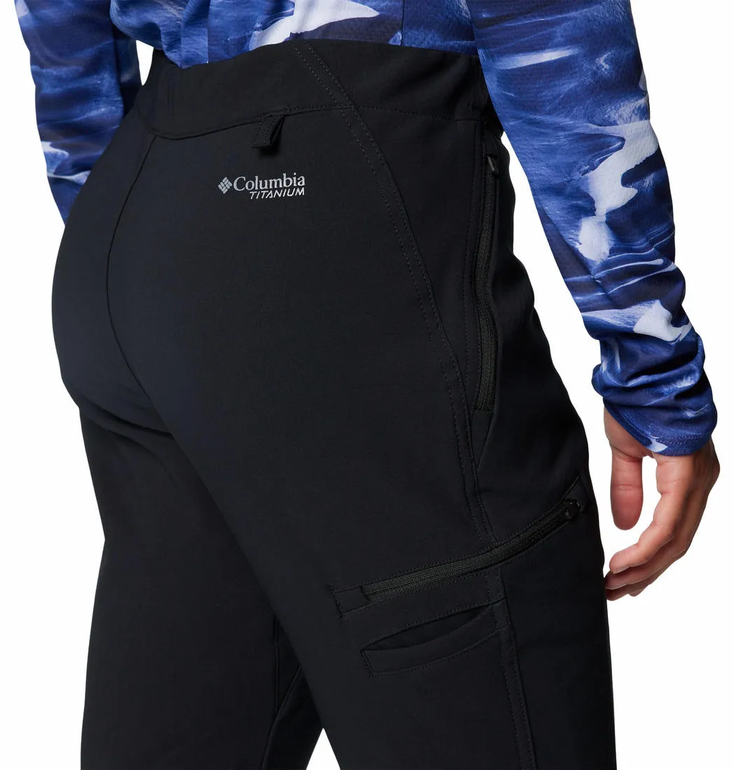 Columbia Womens Black Vast Canyon Omni-Heat Infinity Softshell Pant