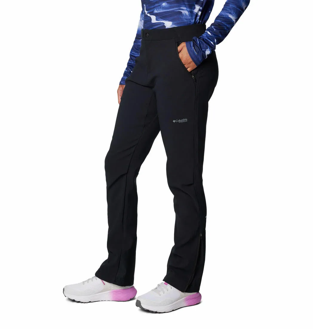 Columbia Womens Black Vast Canyon Omni-Heat Infinity Softshell Pant
