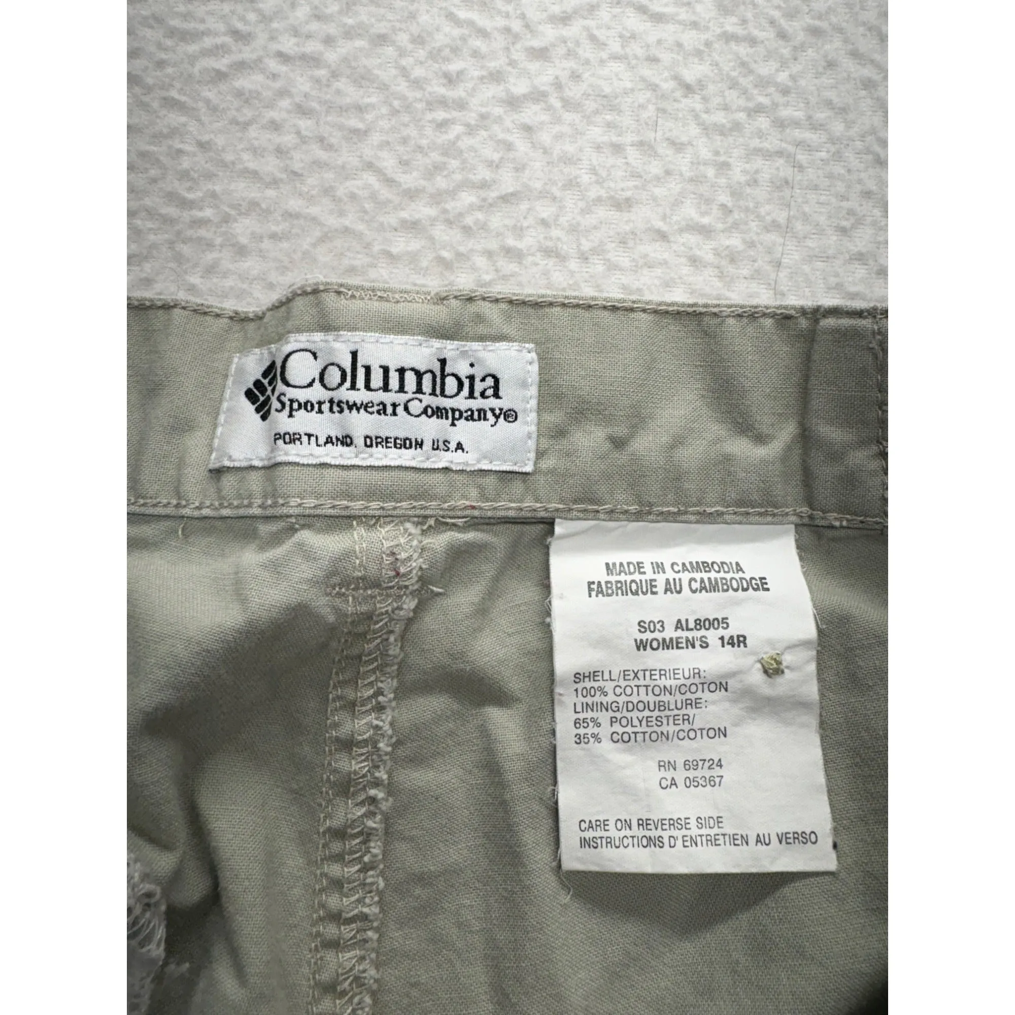 Columbia Womens Convertible Cargo Pants #7552