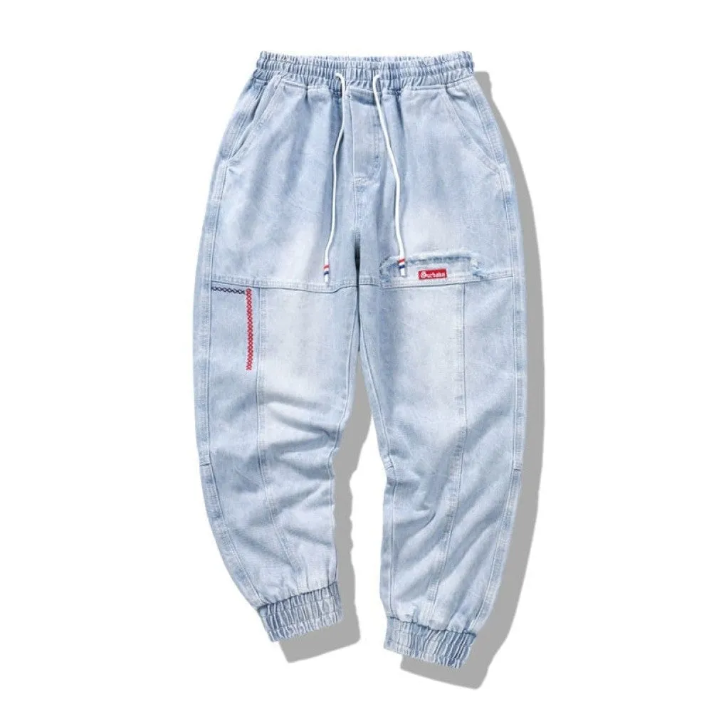 ContiNent 33 Streetwear Hip Hop Cargo Pants Men&#39;s jeans Cargo Pants Elastic Harun pants Joggers Pants In Autumn and Spring Men Cloth