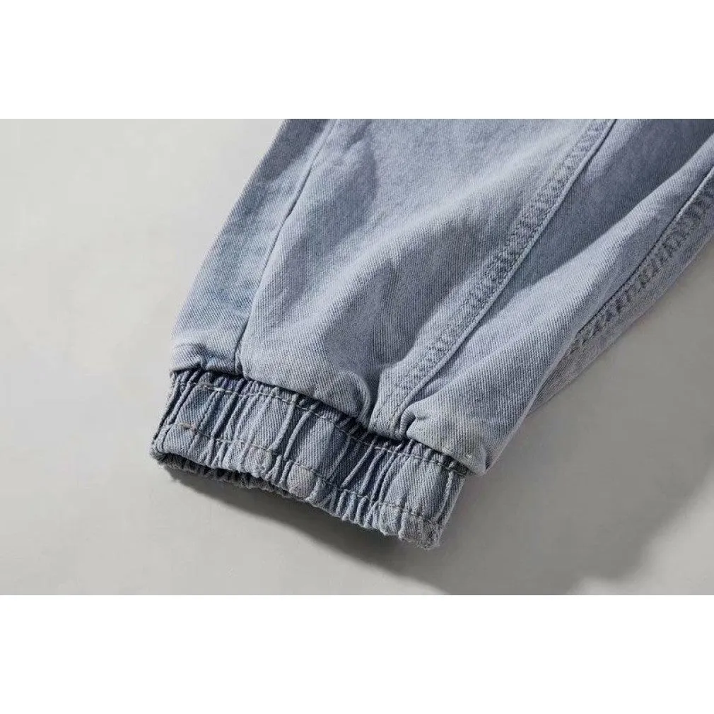 ContiNent 33 Streetwear Hip Hop Cargo Pants Men&#39;s jeans Cargo Pants Elastic Harun pants Joggers Pants In Autumn and Spring Men Cloth