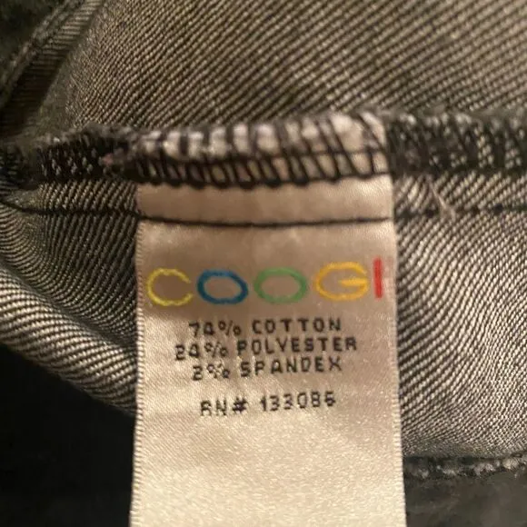 COOGIE Black Trucker Patch Jacket Size Medium