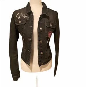 COOGIE Black Trucker Patch Jacket Size Medium